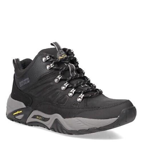 Men`s Skechers Relaxed Fit: Arch Fit Recon - Conlee Hiking Boot 204407-BLK Blac