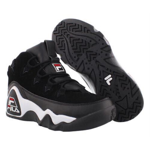 Fila Grant Hill 1 Mens Shoes Size 10 Color: Black/white/red - Black/White/Red, Main: Black