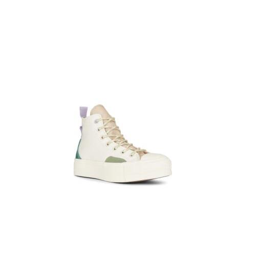 Converse Women`s Chuck Taylor All Star Lift Hi Platform Shoes A05127C Off White - Ivory