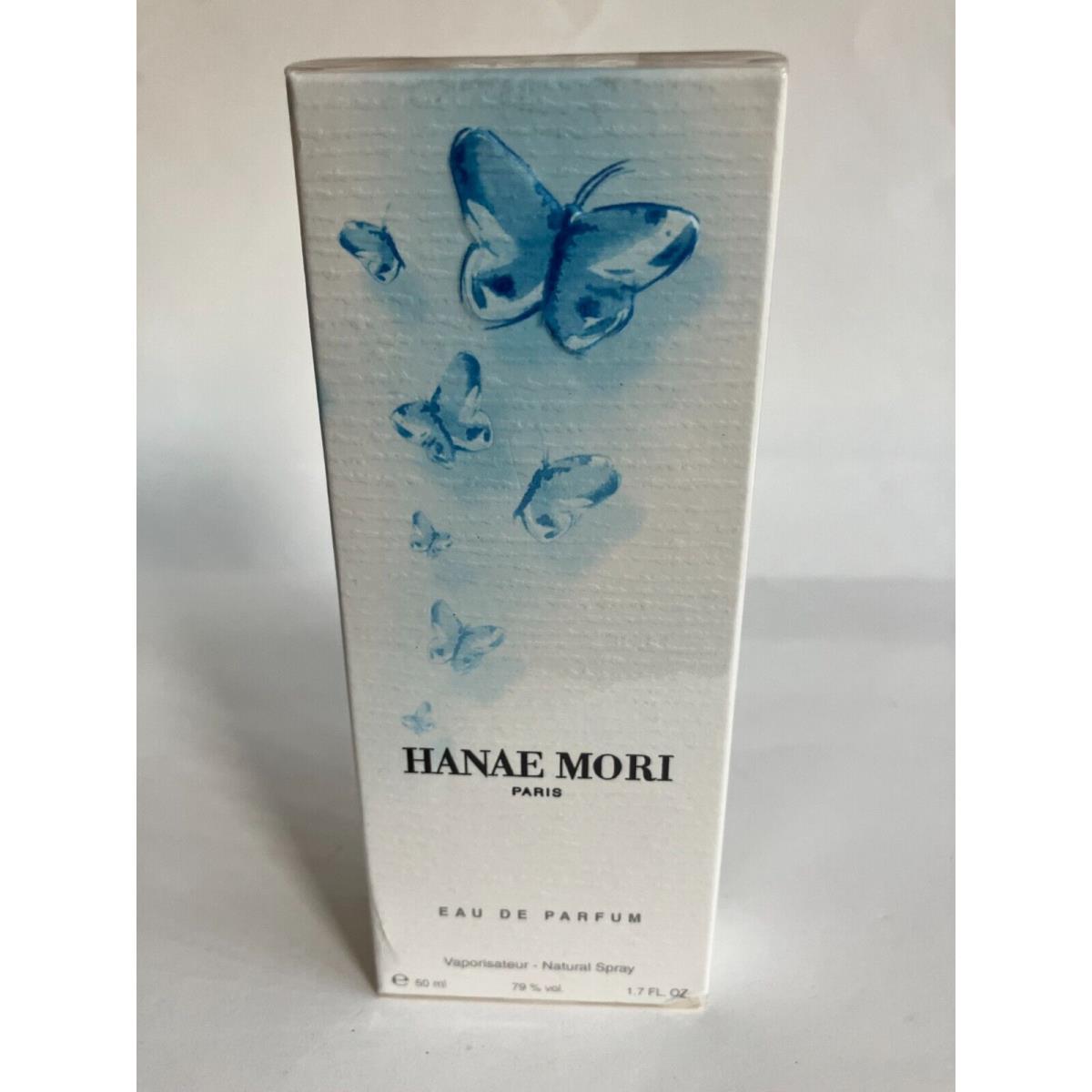 Hanae Mori Blue Butterflies 1.7oz Edp Spray Rare