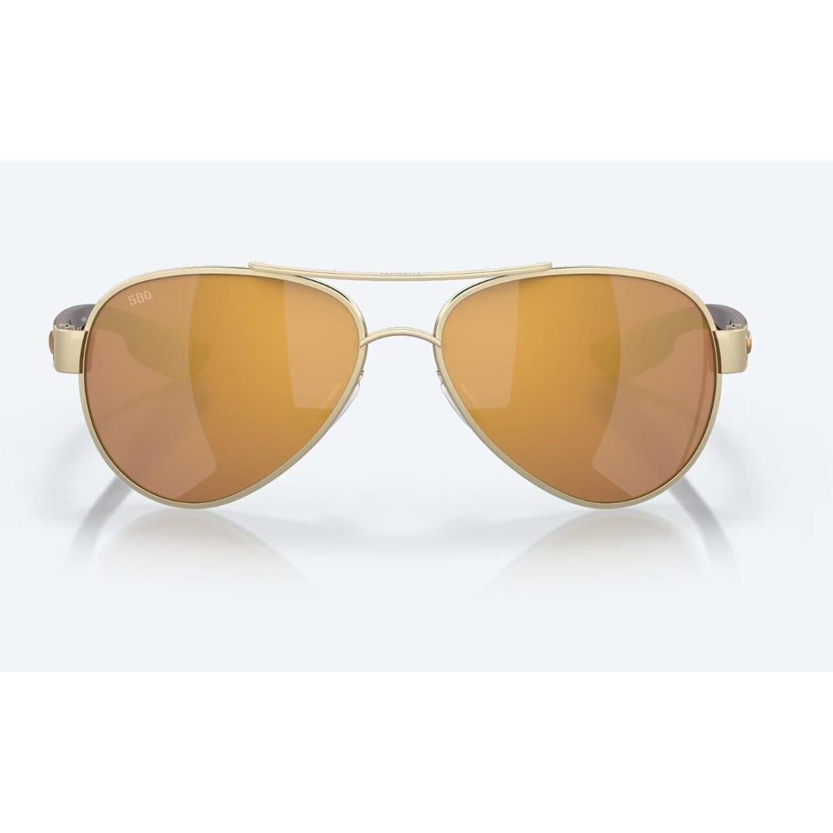 Costa Del Mar Loreto Brushed Gold / Gold Mirror Polarized Glass 580G