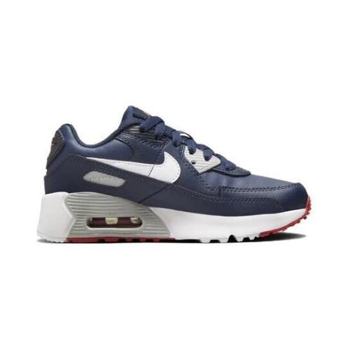 Little Kid`s Nike Air Max 90 Ltr Obsidian/white-midnight Navy DV3608 400 - Obsidian/White-Midnight Navy