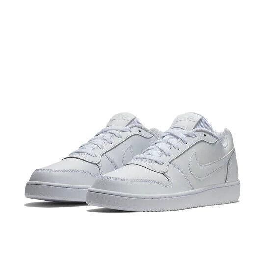 Nike Ebernon Low AQ1775-100 Men`s Triple White Leather Casual Sneaker Shoes YE22 7