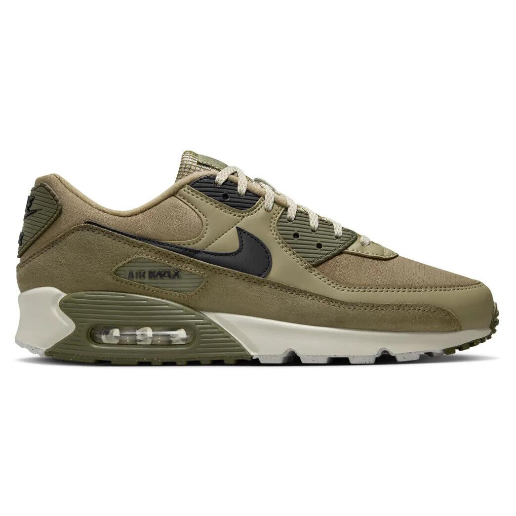 Nike Air Max 90 Men`s Casual Shoes Natural Olive Black US Szs 7-13 Natural Olive/Black/Medium Olive