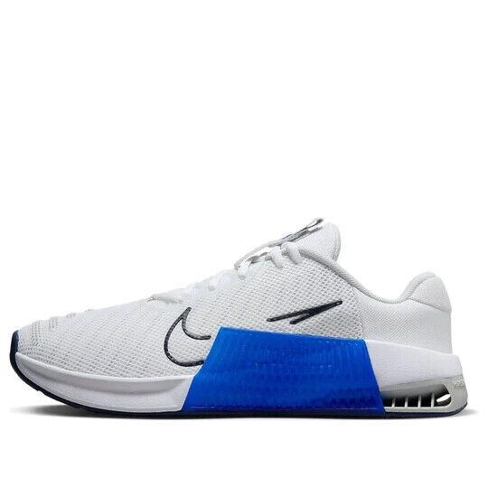Nike Metcon 9 White Pure Platinum Racer Blue Shoes DZ2617-100 Men`s Sizes 9-12