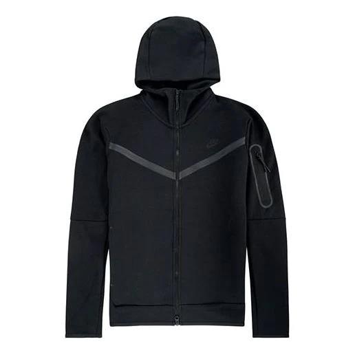Nike Men`s Tech Fleece Full-zip `black` Hoodie CU4489-010 Multi-size
