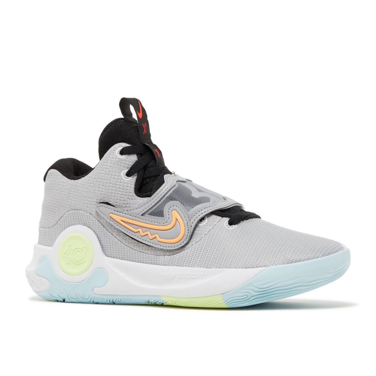 Nike KD Trey 5 X Wolf Grey White Barely Volt Mens Basketball Shoes DD9538-009