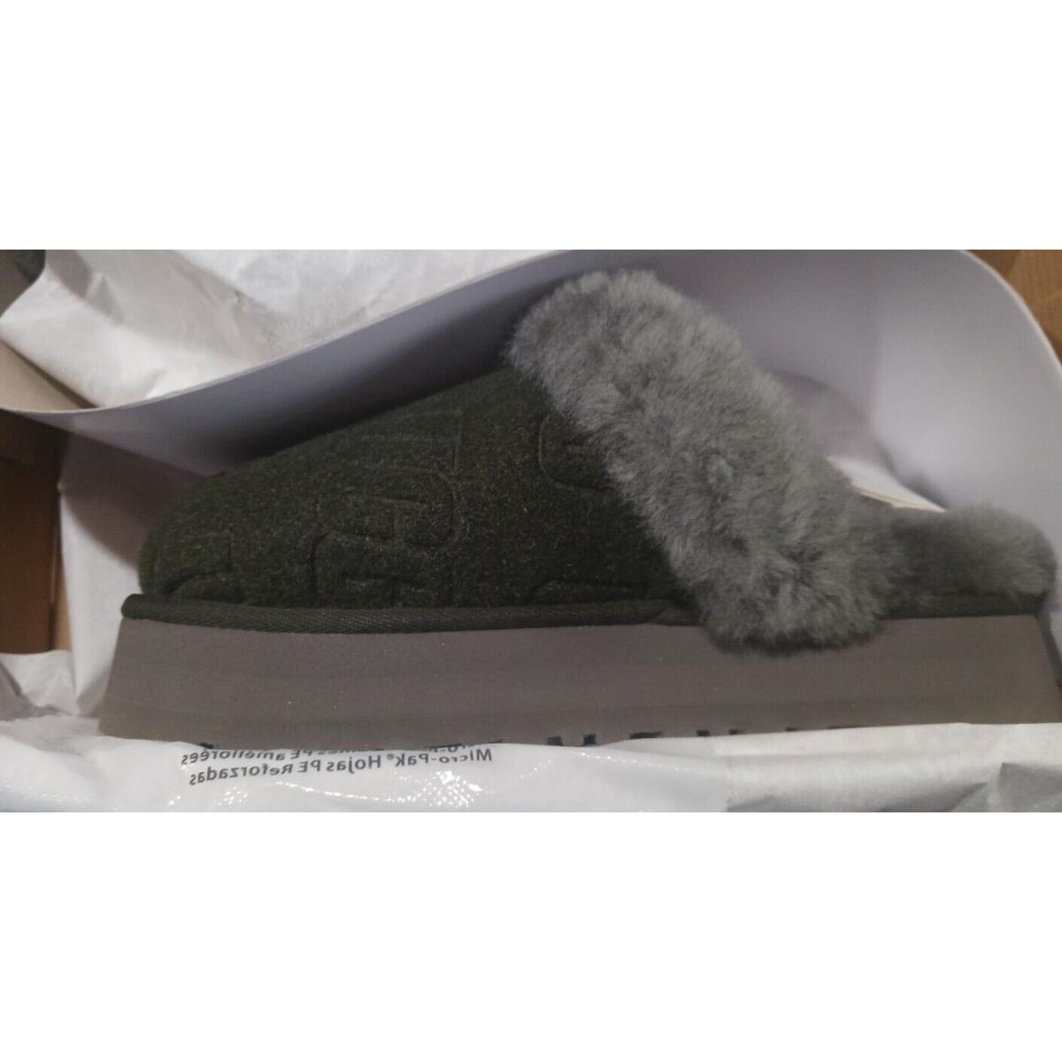 Womens Ugg Disquette Felted Shoe Slipper Forest Night Sz 9 W All Papers