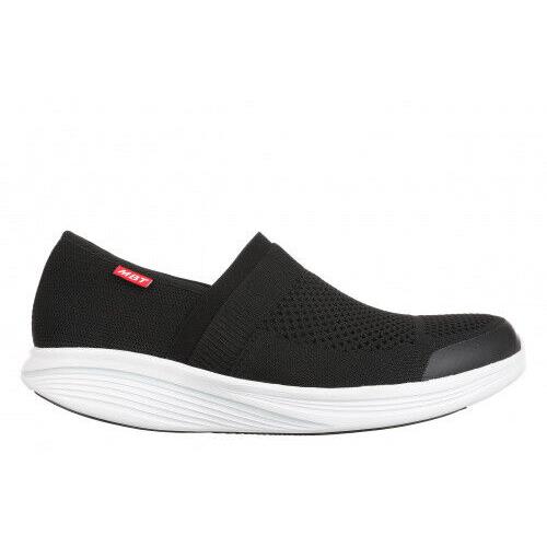 Mbt Niwasi Slip On Women`s Walking Shoe Ultra-light Mesh Upper 3 Colors Black/White Sole