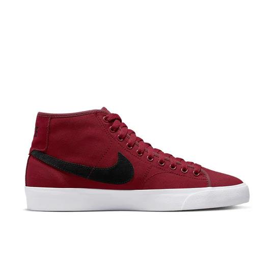 Nike SB Blazer Court Mid Premium Skate Shoes Team Red/black Mens 12 FB1378-604 - Red