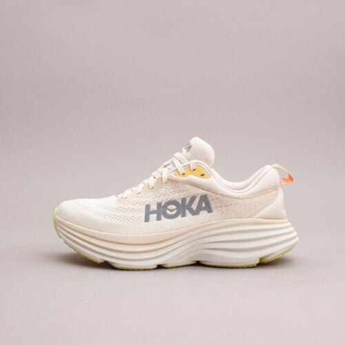 Hoka One One Bondi 8 Cream Vanilla Running Women Shoes Workout 1127952-CMV