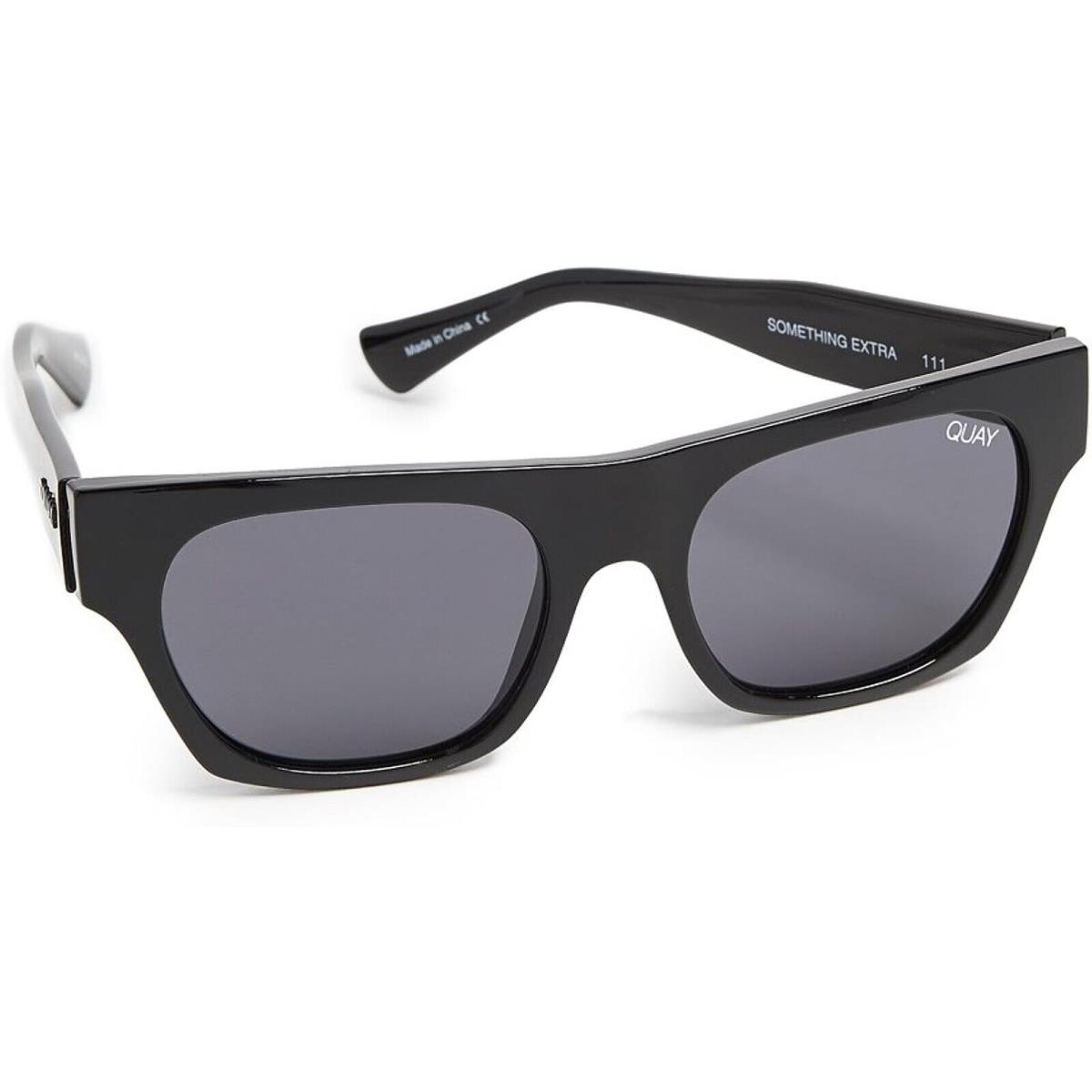 Quay Women`s Something Extra Sunglasses Black/smoke UV 49-15-147