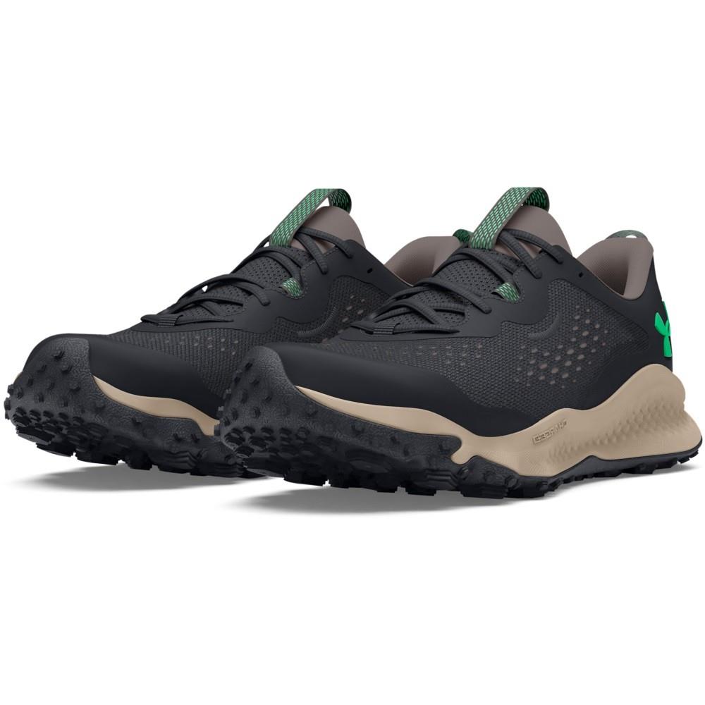 Under Armour 3026136 Men`s UA Charged Maven Trail Running Athletic Shoes - Black/Fresh Clay