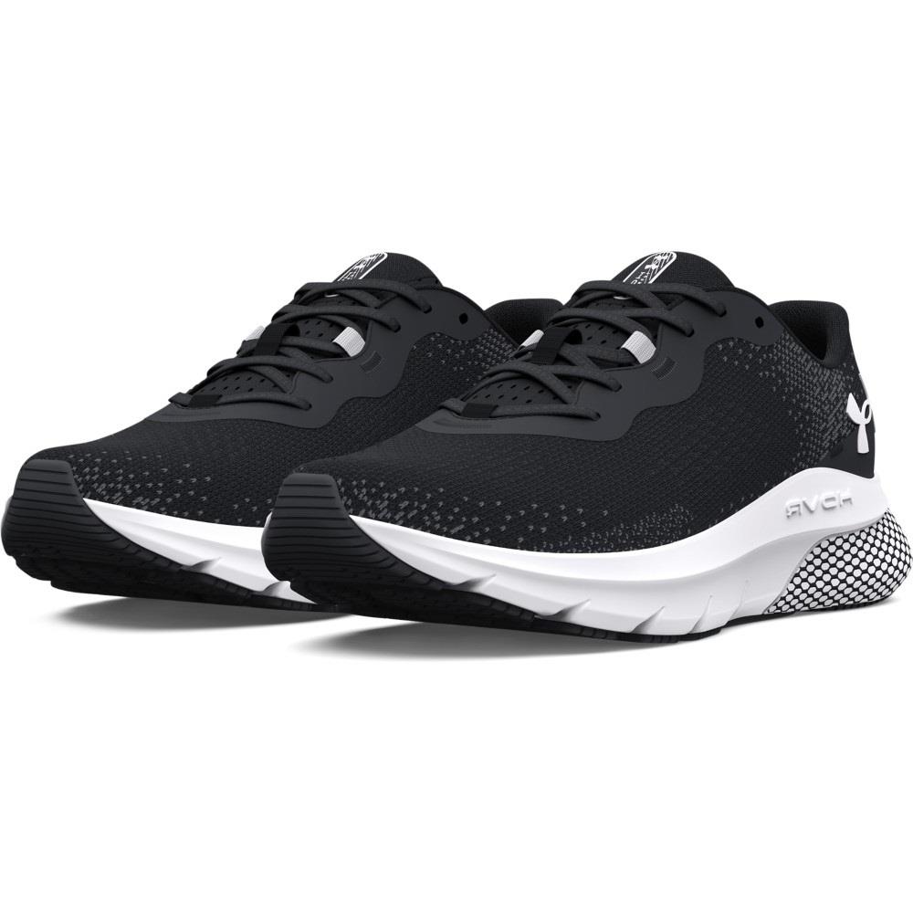 Under Armour 3026520 Men`s UA Hovr Turbulence 2 Running Shoes Training Athletic - Black/White