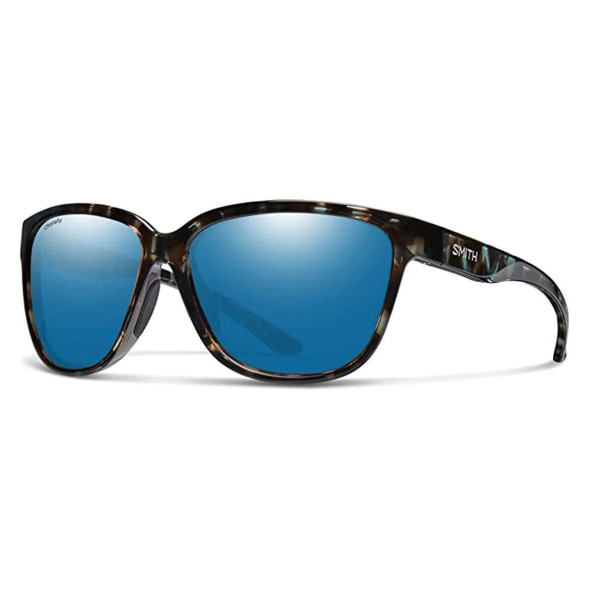 Smith Monterey Sunglasses Sky Tortoise Chromapop Glass Polarized Blue Mirror - Sky Tortoise, Frame: Sky Tortoise, Lens: ChromaPop Glass Polarized Blue Mirror