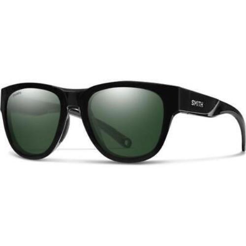 Smith Rockaway Sunglasses Black Chromapop Polarized Gray Green
