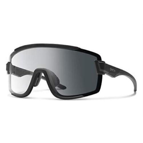 Smith Wildcat Sport Shield Sunglasses in Matte Black/photochromic Clear To Gray