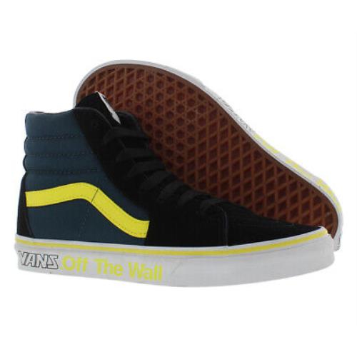 Vans Sk8-Hi Unisex Shoes Mens 4/ Womens 5.5 Color: Black/yellow