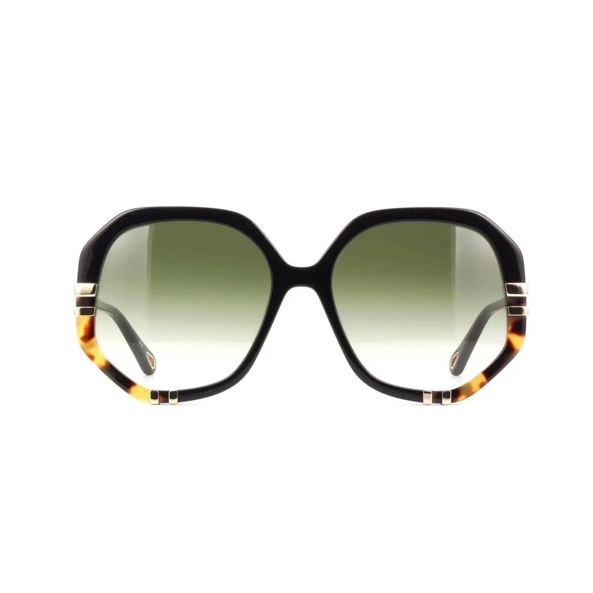 Chloé Chlo CH0105S Black/green Shaded 002 Sunglasses