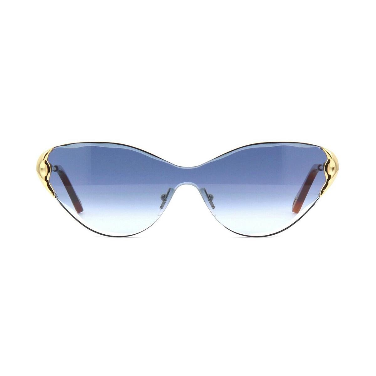 Chloé Chlo Curtis CE163S Gold/blue Shaded 816 Sunglasses