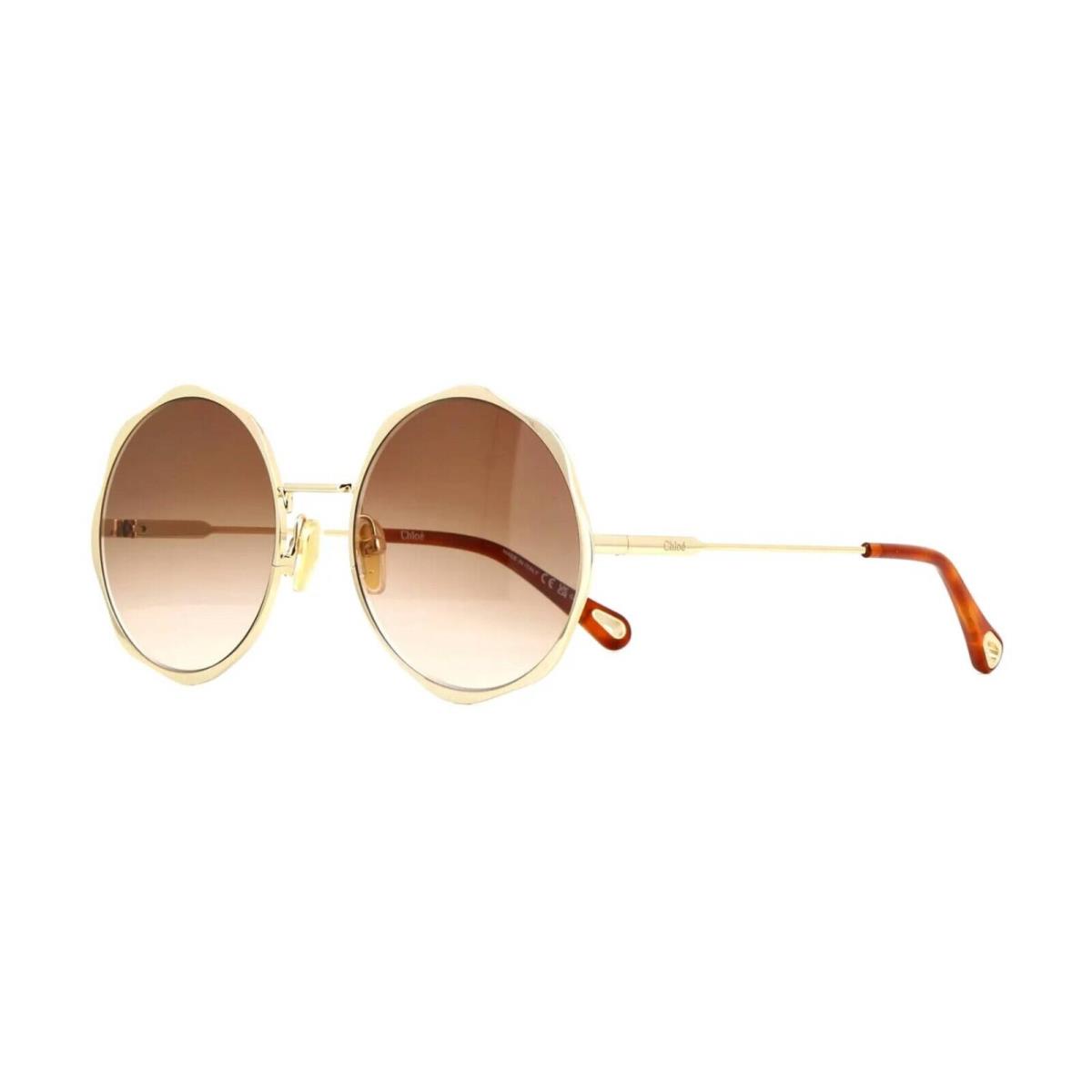 Chloé Chlo CH0184S Shiny Light Gold/brown Shaded 002 Sunglasses