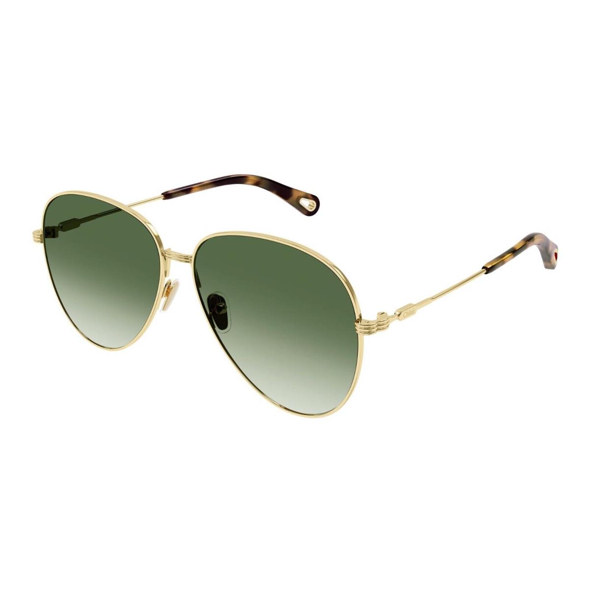 Chloé Chlo CH0177S Gold/green Shaded 004 Sunglasses