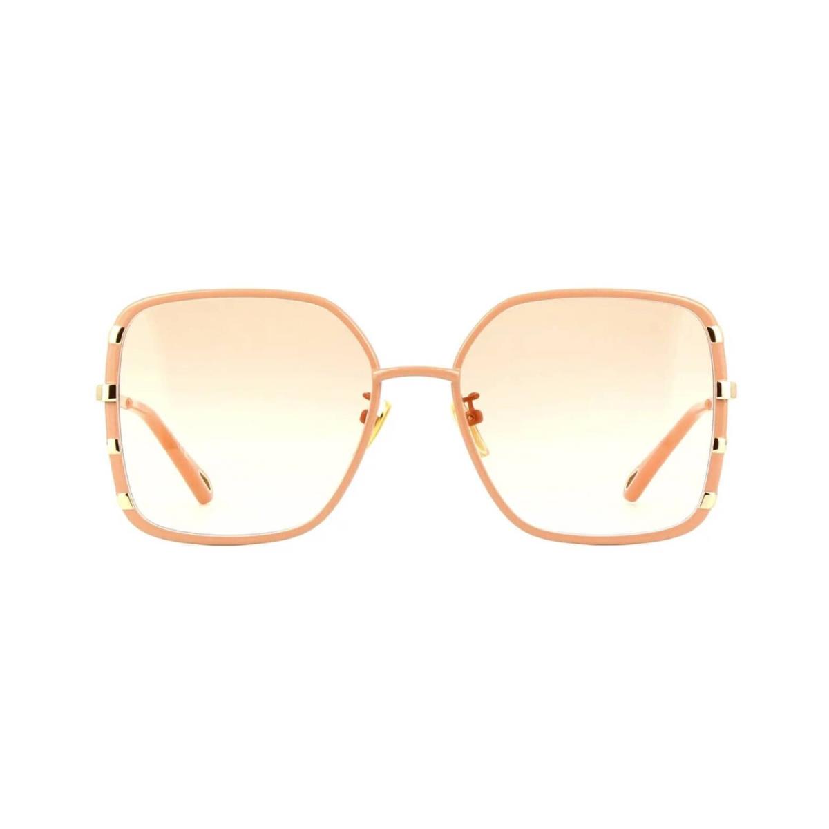 Chloé Chlo CH0143S Pink with Gold/orange Shaded 003 Sunglasses