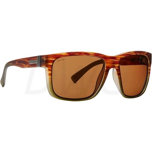 Von Zipper Maxis Smpfjmax-mbp Brown/bronze Polarized Sunglasses - Frame: , Lens: Brown