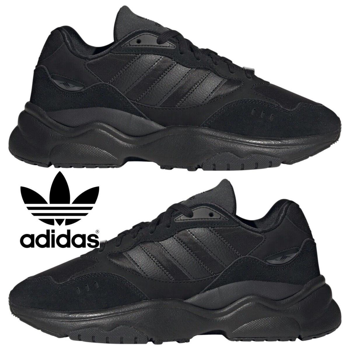 Adidas Retropy F90 Men`s Sneakers Running Shoes Gym Casual Sport Black - Black, Manufacturer: Black/Grey