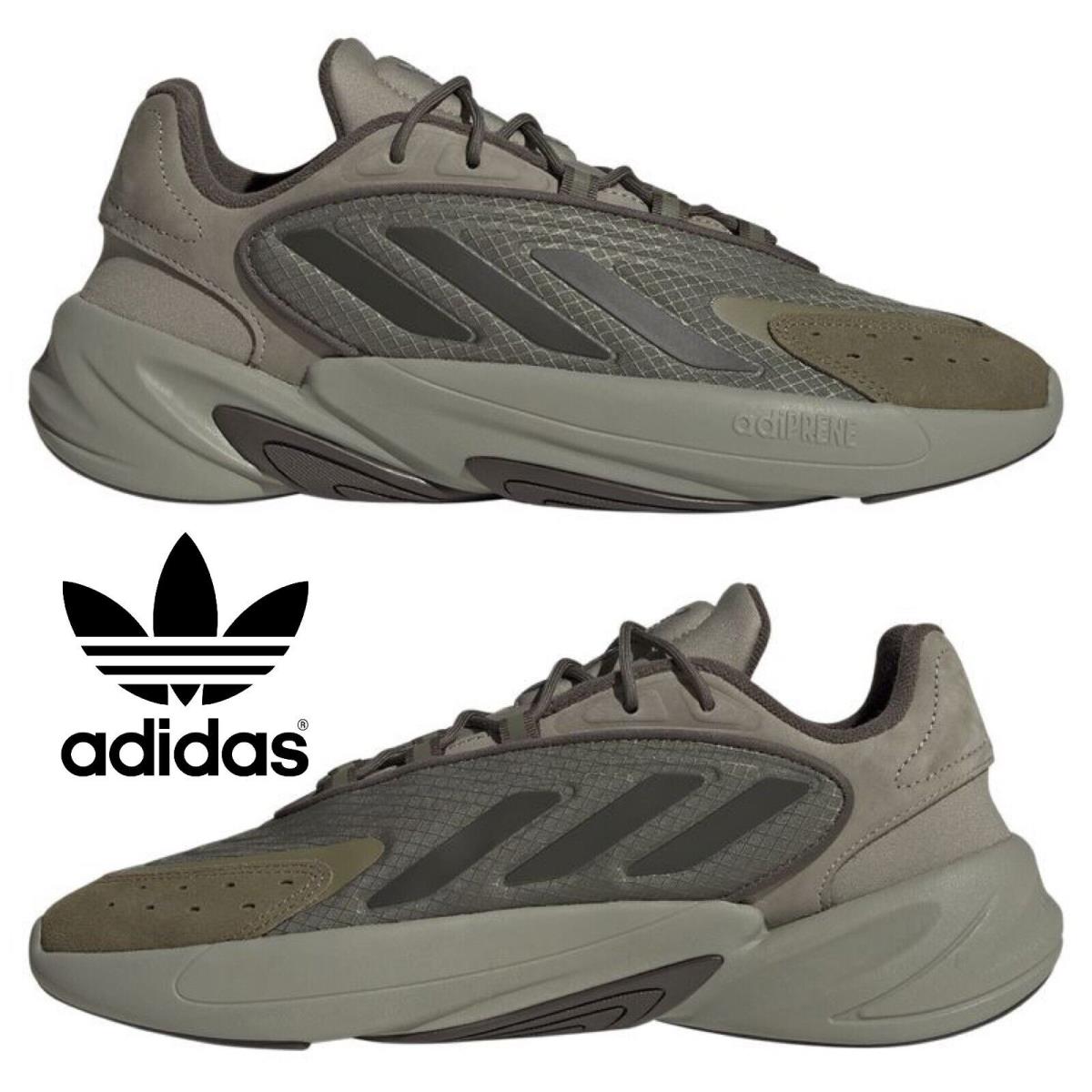 Adidas Originals Ozelia Men`s Sneakers Comfort Sport Running Shoes Bold Chunky - Green, Manufacturer: Olive/Grey/Olive