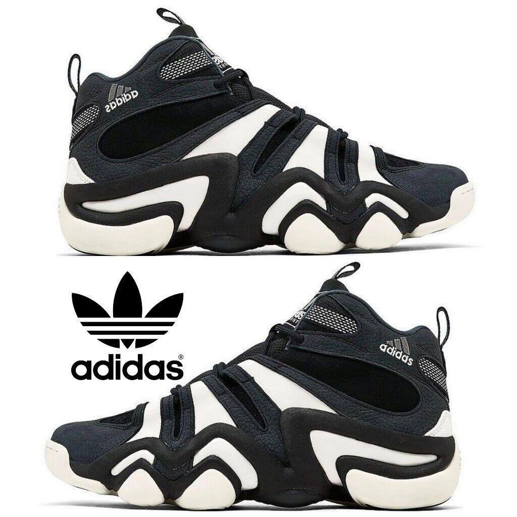 Adidas Crazy 8 Retro Men`s Sneakers Basketball Shoes Running Gym Court Sport - Black, Manufacturer: Black/Cloud White/Collegiate Purple