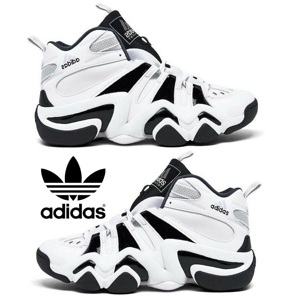 Adidas Crazy 8 Retro Men`s Sneakers Basketball Shoes Running Gym Court Sport - White, Manufacturer: Cloud White/Core Black/Collegiate Purple - IE7198 100