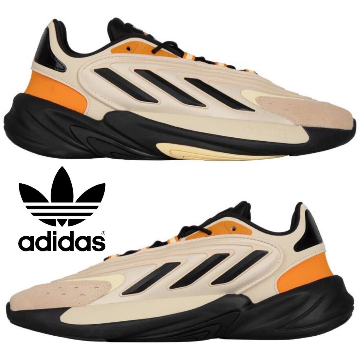 Adidas Originals Ozelia Men`s Sneakers Comfort Sport Running Shoes Bold Chunky - Beige, Manufacturer: Tan/Black