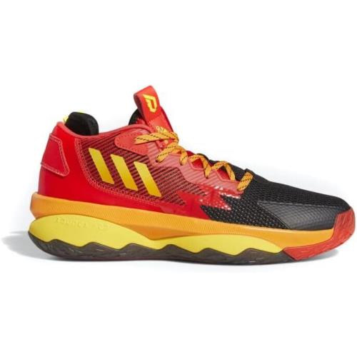 Adidas Dame 8 Mr. Incredible Men Size 10.5 Multicolor Super Rare Comfortable - Black/Team Yellow/Vivid Red