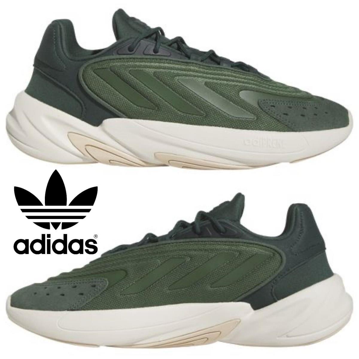 Adidas Originals Ozelia Men`s Sneakers Comfort Sport Running Shoes Bold Chunky - Green, Manufacturer: Green/Tan