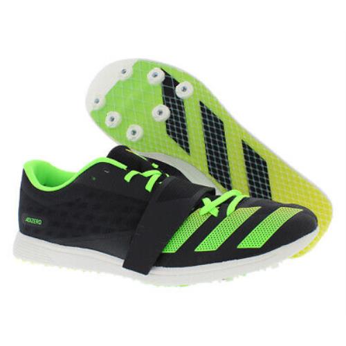 Adidas Adizero Tj/pv Unisex Shoes - Core Black/Beam Yellow/Solar Green, Main: Black