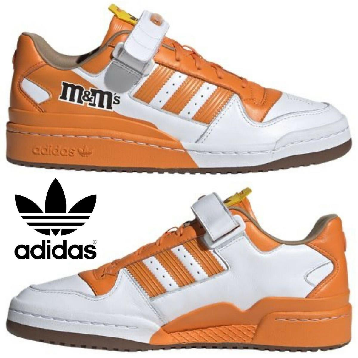 Adidas Originals Forum Low Men`s Sneakers Comfort Sport Casual Shoes Orange