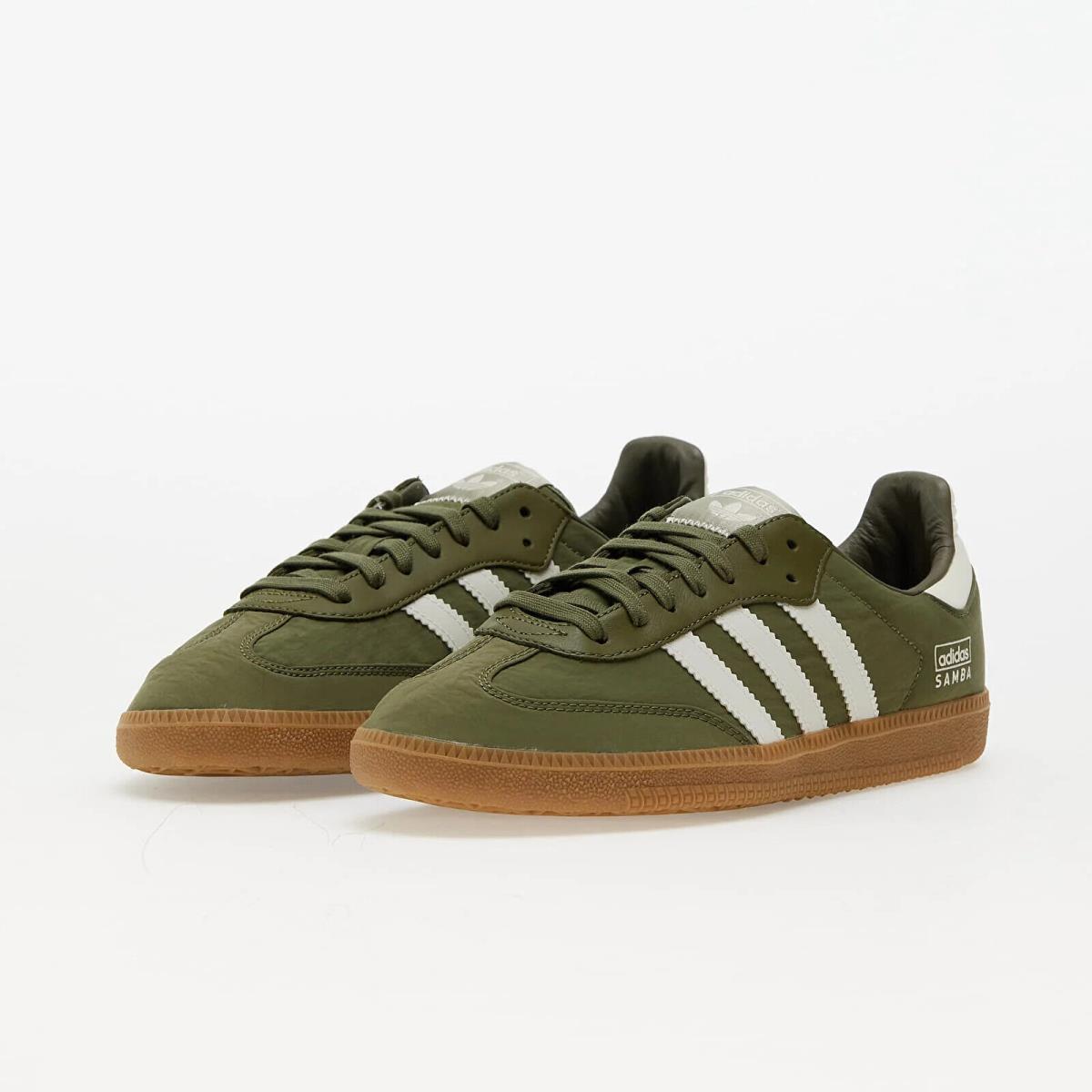 Adidas Originals Samba OG Focus Olive Green IE3440 Mens Casual Shoes Sneakers