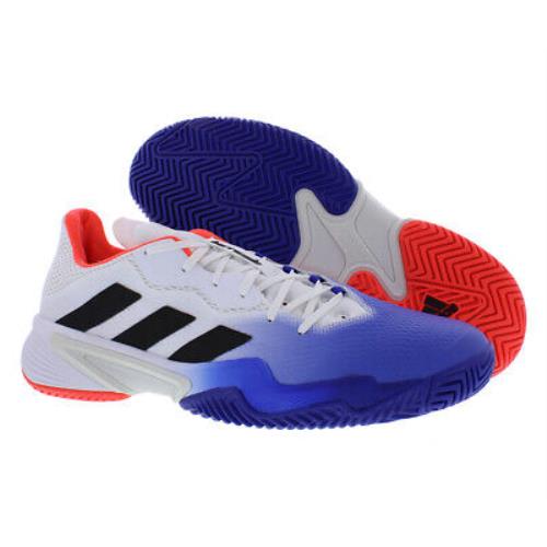 Adidas Barricade Mens Shoes - Lucid Blue/Core Black/Solar Red, Main: Blue