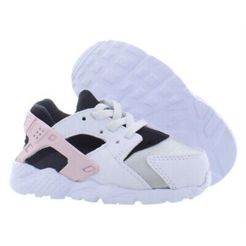 Nike Huarache Run Infant/toddler Shoes Size 4 Color: White/black/pink
