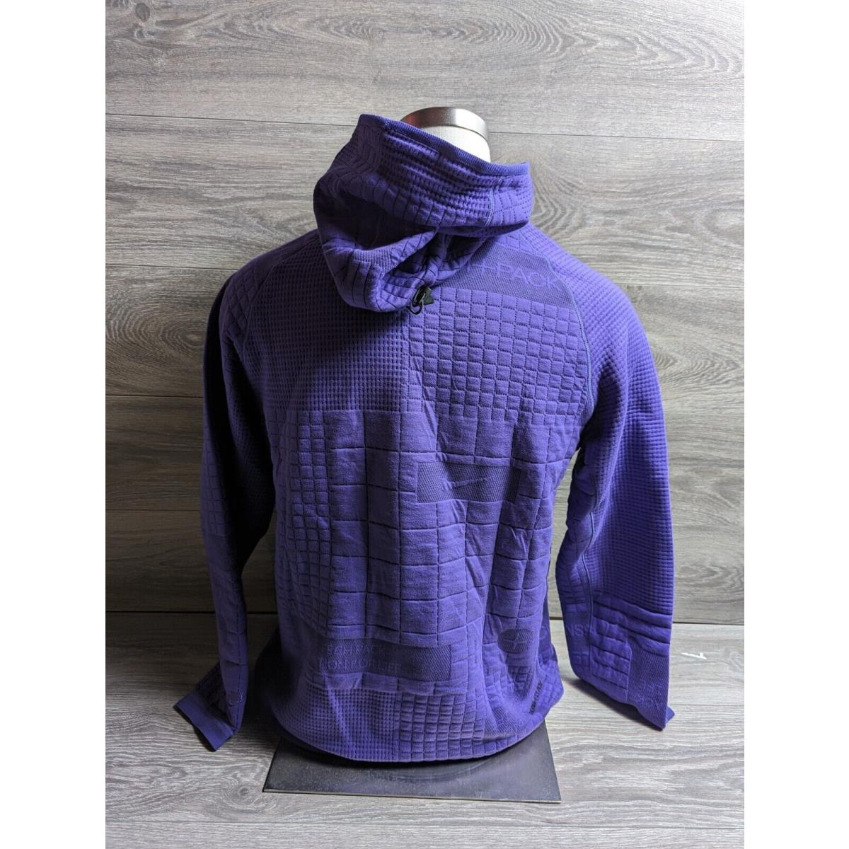 Nike Therma-fit Tech-pack Hooded Sweatshirt Men`s Size Medium DM5522-579 Purple