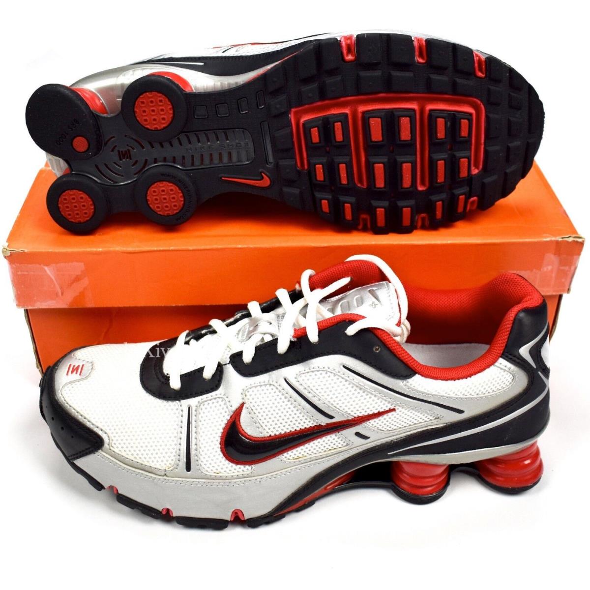 Nike Shox Remix Iii Men s Sneakers White Black Silver Red DS 2008 SporTipTop