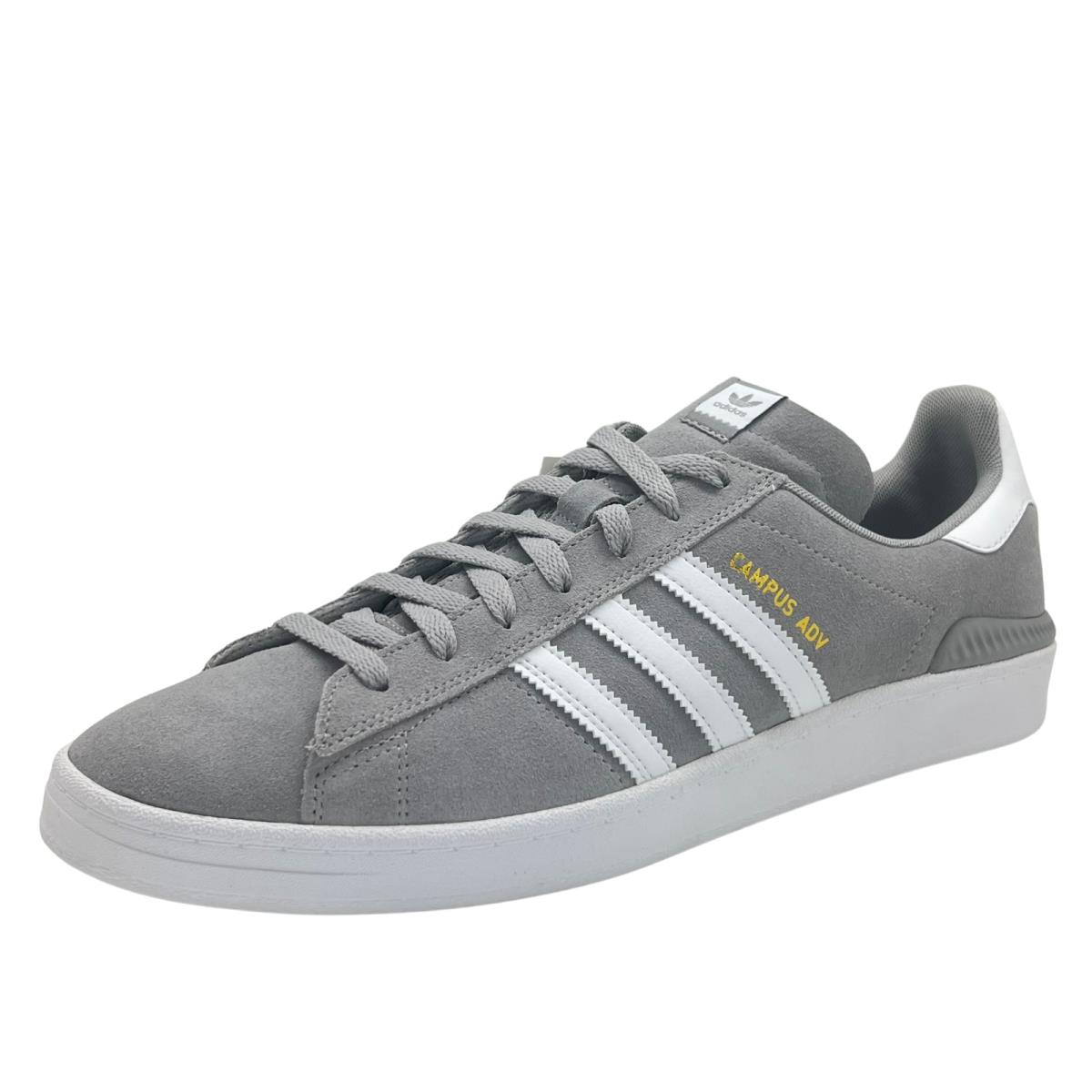 Adidas Campus Adv Men`s Skate Shoes Grey Size US 14 - Gray