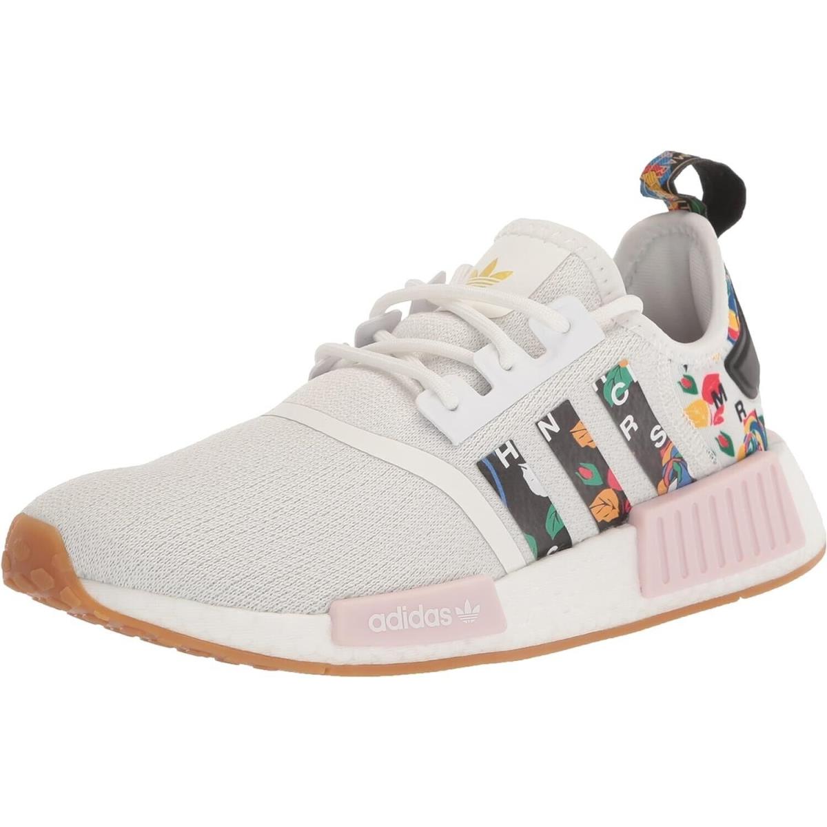 Adidas NMD_R1 Womens Running Shoes White/pink Size 8 - Pink