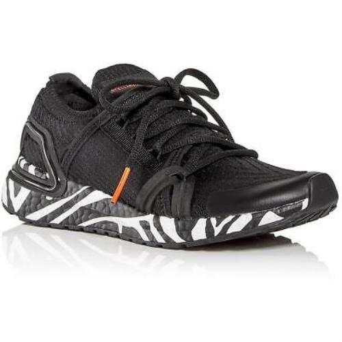 Adidas Stella Mccartney Womens Asmc Ultraboost 20 Graphic B/w Running Shoes 9225 - Core Black/Orange/White