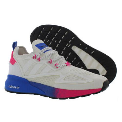 Adidas Zx 2K Boost Womens Shoes Size 9.5 Color: White/pink/blue