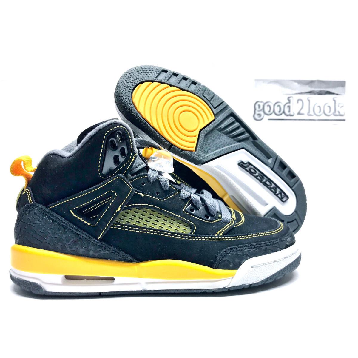 Nike Jordan Spizike GS Black/university Gold Size 4Y/WOMEN`S 5.5 317321-030