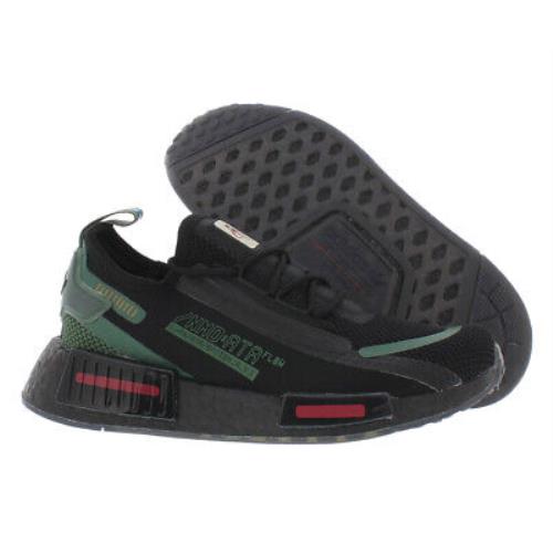 Adidas NMD_R1 Spectoo Mens Shoes Size 9 Color: Core Black/green Oxide/bliss