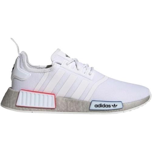 Adidas Nmd R1White Grey Boost Size 10 Running Shoes
