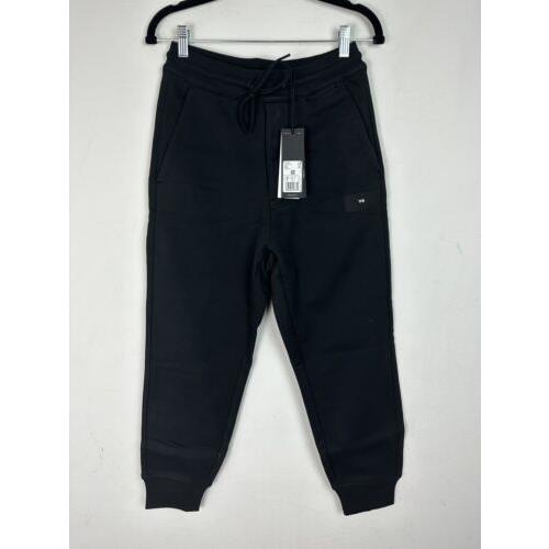 Adidas Y-3 Organic Cotton Cuffed Pants Black Terry Size SX